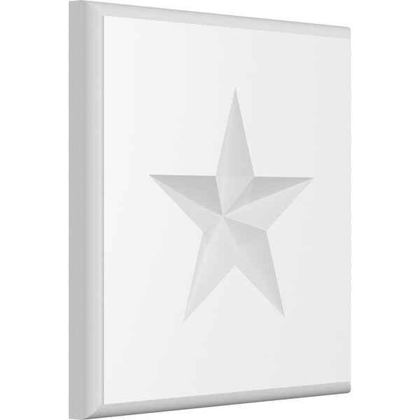 Ekena Millwork Standard Sedgwick Star Rosette With Rounded Edge, 6"W x 6"H x 1/2"P ROSP060X060X050SDG08 - main